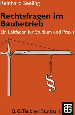 Produktbild von Rechtsfragen im Baubetrieb