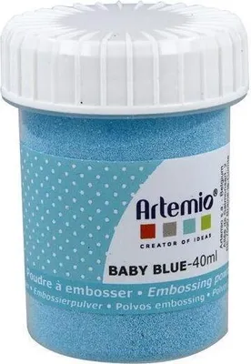 Produktbild von Prägepulver Hellblau opak 40 ml