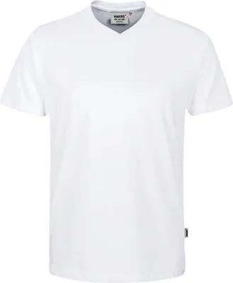 Produktbild von HAKRO V-Shirt Classic 226, weiß, M