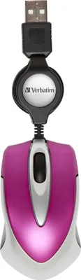 Obrázek produktu pro Verbatim Go Mini, Optický, USB Typ-A, 1000 DPI, Růžová