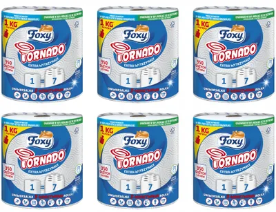 Zdjęcie produktu dla Ręcznik Papierowy FOXY TORNADO - 6 szt.