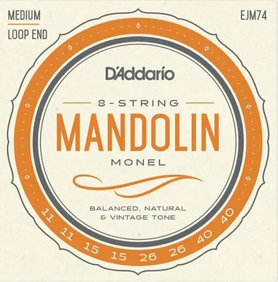 Produktbild von D'Addario EJM74 Monel-Saiten für Mandoline, 11-40