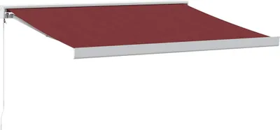 Obrázek produktu pro Ručně zatahovací markýza burgundská 350 x 250 cm
