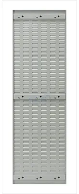 Produktbild von ADB Werkzeugwand Schlitzplatten, senkrecht, L 1482 mm in Lichtgrau