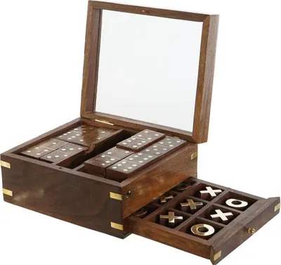Obrázok produktu pre Play Home ESPRIT wood crystal 15 x 15 x 7 cm