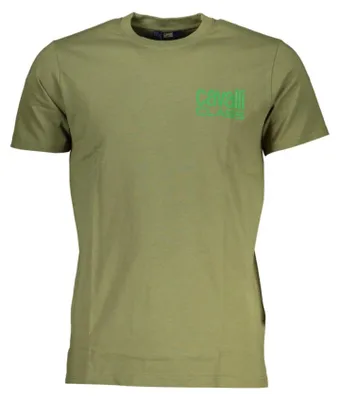 Produktbild von Grünes Herren T-Shirt mit Rundhals und Druckmotiv - Kurzarmshirt