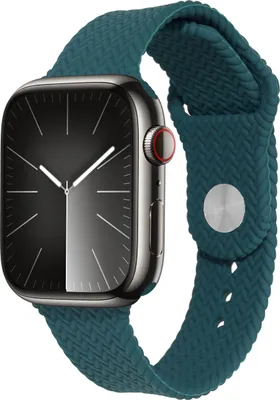 Image de imoshion Bracelet tissé en silicone pour Apple Watch | 44/45/46/49 mm - Vert foncé