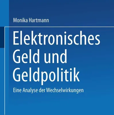 Produktbild von Elektronisches Geld und Geldpolitik