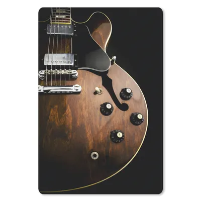 Produktbild von MuchoWow® Mauspad Mousepad Eine E-Gitarre aus Holz 18x27 cm - Mousepads - Maus Mat - Pad - Mausunterlage