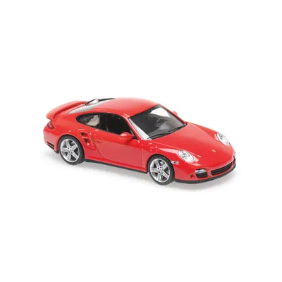 Produktbild von Maxichamps 940065201 Porsche 911 (997) Turbo rot 2006 Maßstab 1:43 Modellauto