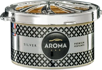 Obrázok produktu pre Aroma car PRESTIGE ORGANICSilver, 26 mm, 21,5 mm, 21,2 mm