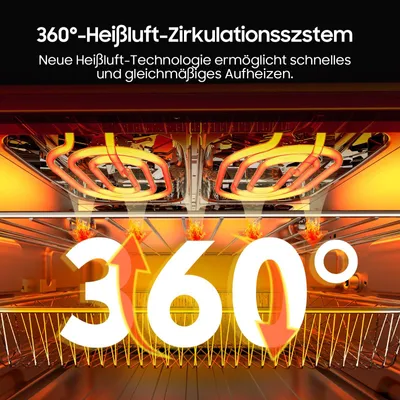 Obrázok produktu pre Fritovací hrn s konvektívnym ohrevom – Zdravé varenie – Objem 23 litrov – Dvojzónový – 2200 W