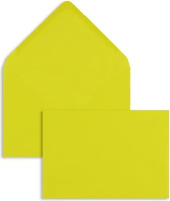 Produktbild von Briefumschläge C6 100g/qm gummiert VE=100 Stück gelb