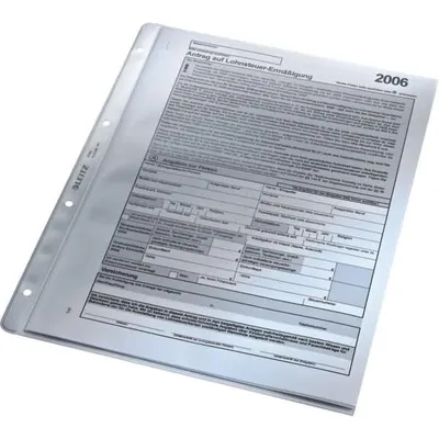 Productafbeelding van Leitz 47400003, A4, transparant, polypropyleen (PP), 230 mm, 305 mm, 20 g