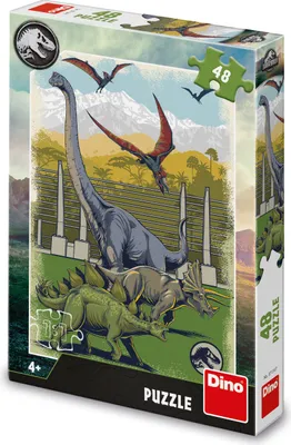 Image de Puzzle Monde Jurassique 48 Pièces