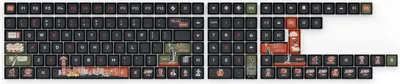 Produktbild von Keychron Tastenkappen Set für Mechanische Tastatur US ANSI, MDA Dye-Sub PBT Full Set Keycaps New York (140 Tasten)