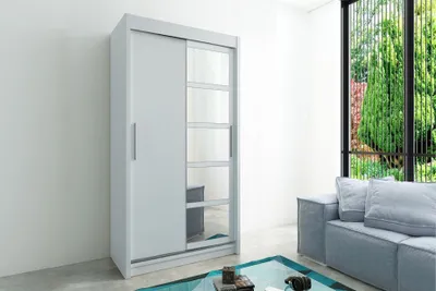 Image de MINIO Armoire 120 cm ROMA 1 blanc