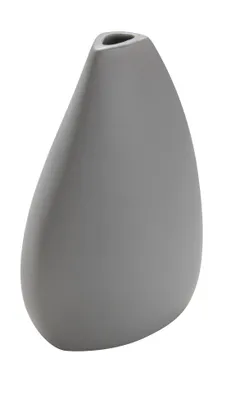 Image de Vase 'Stone' (12x10x18cm), gris