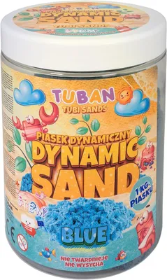 Image de Sable dynamique, de couleur bleue, 1 kg, idéal pour la création artistique