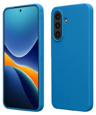 Produktbild von kwmobile Handyhülle für Samsung Galaxy A57 5G Hülle - Case Silikon - Kabelloses Laden - Schutzhülle Cover in Blue Reef