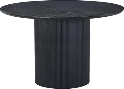 Produktbild von HOME DELUXE Esstisch CAMILLO – Rund, Dark Oak | Moderner Holztisch für Esszimmer & Küche
