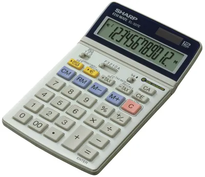 Produktbild von Sharp EL337CB, Tasche, Finanziell, Silber, Solar, 108 x 175 x 22 mm