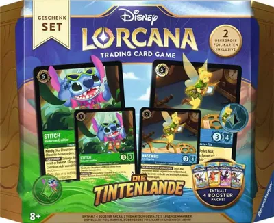 Produktbild von Disney Lorcana Trading Card Game: Die Tintenlande - Geschenk-Set (Deutsch)
