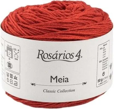 Produktbild von Rosários 4 Meia 24 Brick Strickgarn