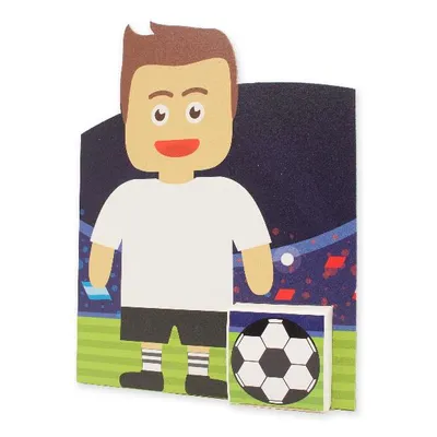 Produktbild von itenga Geldgeschenkverpackung Fußballer