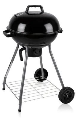 Produktbild von Holzkohlegrill 82x54x54cm fahrbarer Rundgrill Grill Kugelgrill Haubengrill