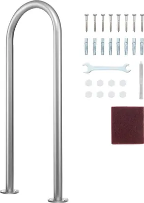 Produktbild von Pool Handlauf 100 kg Haltegriff - Pooleinstieg Einstieghilfe 400x90x915 mm - rutschfeste Stütze für sicheren Zugang zum Wasser