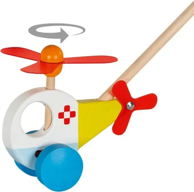 Produktbild von goki Schiebefahrzeug Helikopter