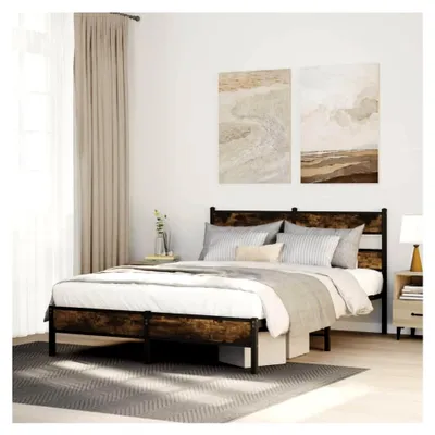 Produktbild von Bettgestell Raucheiche 90x190 cm ohne Matratze