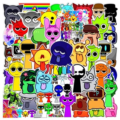 Kawaii Sticker Set, 50 Stück wasserdichte Vinyl-Sticker
