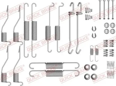 Produktbild von QUICK BRAKE Zubehörsatz Bremsbacken 105-0852 Hinten für MAZDA B-Serie Pickup (UN)