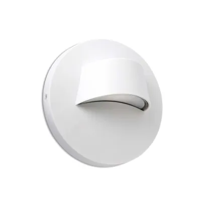 Produktbild von Faro 70408, Wandbeleuchtung für den Außenbereich, Weiß, Polycarbonat (PC), IP44, II, 3 W