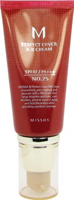 Produktbild von Missha M Perfect Cover BB Creme SPF42 / PA +++ Nr. 25 Warm Beige 50ml