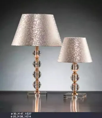 Obrázok produktu pre Stolná lampa Stolné lampy béžové lampy stolové krištáľové