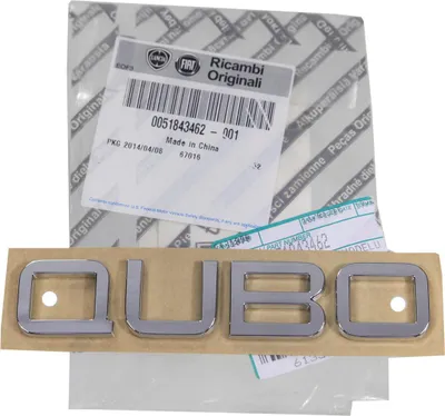 Produktbild von Original Fiat Emblem Schriftzug Logo Heckklappe Qubo Panomara ab 2007 51843462