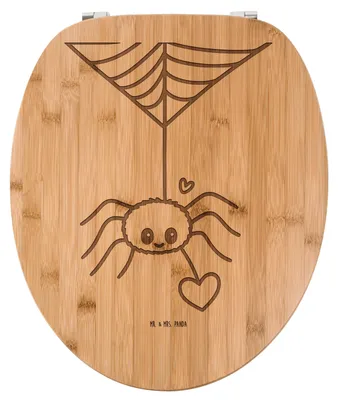 Produktbild von Mr. & Mrs. Panda Klobrille Spinne Agathe Liebe - Transparent - Geschenk, WC-Brille, Liebesbeweis, WC Brille, Deckel, Toilettendeckel, Verliebt, Liebesgeschenk, Klodeckel