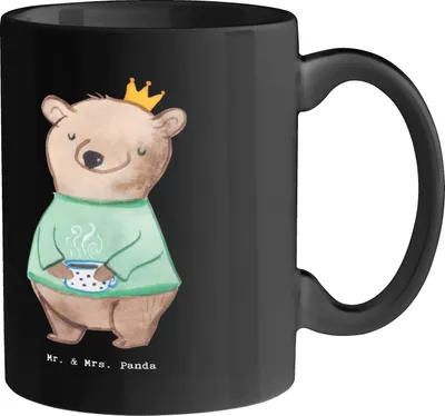 Produktbild von Mr. & Mrs. Panda Becher CEO Unterhaltungskünstler - Schwarz - Geschenk, Unternehmensentscheidungen, Humor, Unternehmensführung, Kaffeebecher, kreative Geschenke, Tasse