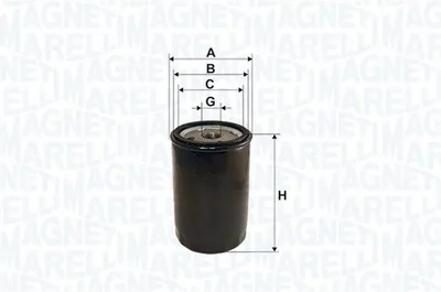 Produktbild von 1X Magneti Marelli Ölfilter 153071760117