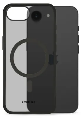 Immagine prodotto di Mobilize Hybrid Pro - Custodia MagSafe per iPhone 16e, cover rigida antiurto - Nero