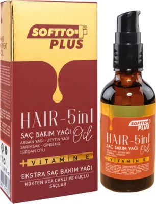 Zdjęcie produktu dla Serum olejowe do pielęgnacji włosów Softto Plus 5w1 - idealna wszechstronna pielęgnacja włosów