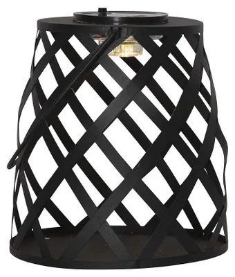 Solar-LED-Laterne 'Calabria', Metall, 18,5 x 18,5 x 20 cm