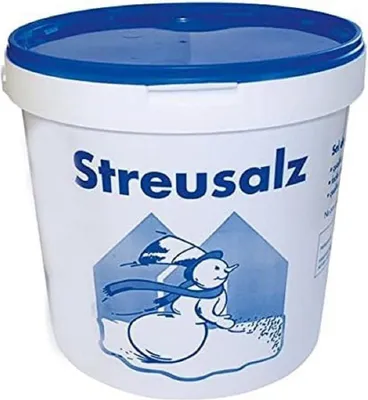Produktbild von JUNG Sand Hamann Streusalz 10kg, Auftausalz mit grober Körnung im Eimer (Winterdienst, Räumsalz, Straßensalz, Steinsalz), Auftau Salz, Streumittel