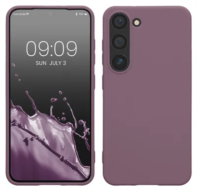 Produktbild von kwmobile Handyhülle für Samsung Galaxy S23 Hülle - TPU Case - Kabelloses Laden - Schutzhülle Cover in Helle Iris