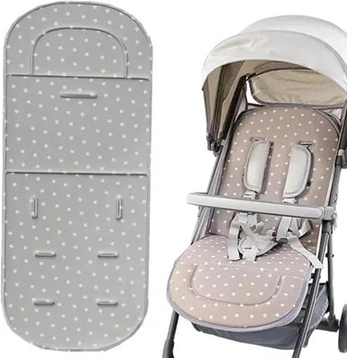 Obrázok produktu pre Vankúš do kočíka 34x80 cm, bavlna, priedušný, pohodlný, na cesty