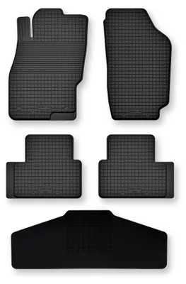 Zdjęcie produktu dla Dywaniki gumowe z tunelem do Range Rover Sport II 2013- (SUV) – 5 szt., czarne, dobierane – Wielganizator Semi-Universal