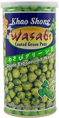 Image de Khao Shong pois verts wasabi au raifort japonais 280g